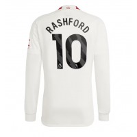 Camiseta Manchester United Marcus Rashford #10 Tercera Equipación 2023-24 manga larga